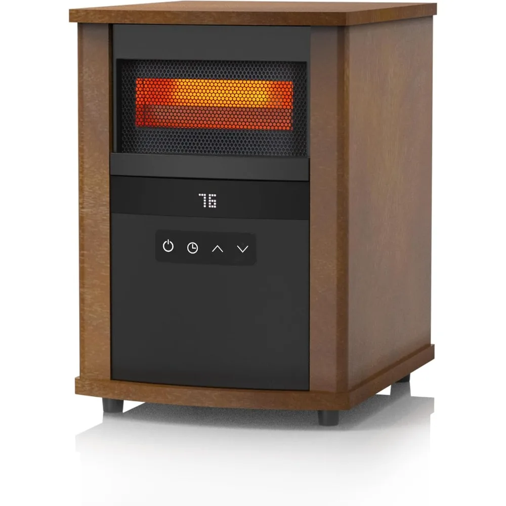 

1500W Energy Efficient Infrared Heater for Quick and Even Heating in Large Spaces with Adjustable Thermostat, Overheating Protec