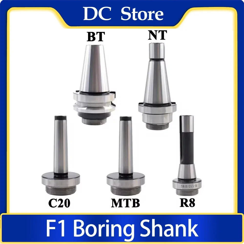 1PCS boring tool holder BT30 MT2 MT3 MT4 C20 C25 NT30 R8 F1 drawbar boring head adapter for boring head diameter 50mm 75mm