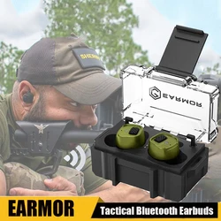 EARMOR Tactical Bluetooth Earplugs M20T Electronic Hearing Protector Active Shooting Earmuffs Airsoft Protective Headphones