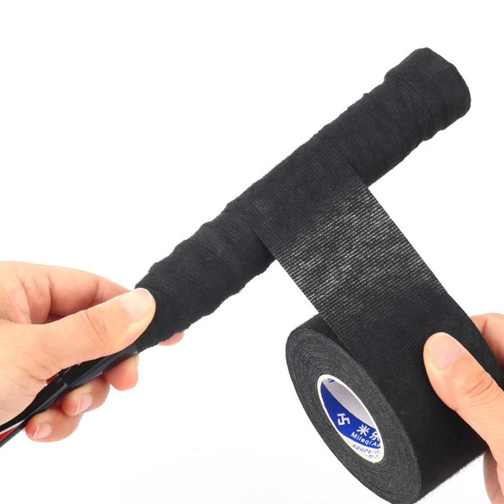 

Grip Tape for Handles Anti-slip Strap Badminton Paddle Rubberized Black Flannel Racket
