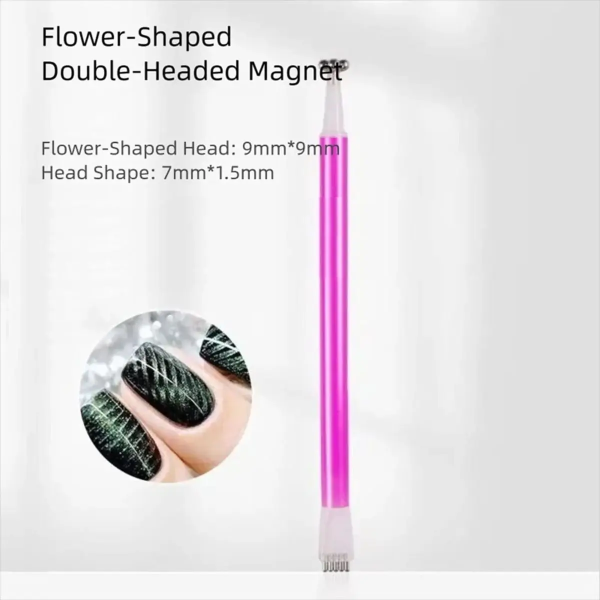 [HOTITEM]Multi Functional Nail Art Magnet Stone Pattern Absorbing Nail Gel Crystal Magnetic Bar Major Nail Enhancement Tool Set