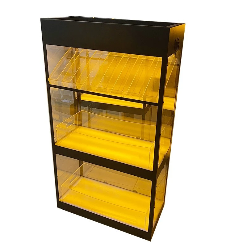 

Bar KTV luminous wine cabinet LED two-layer and three-layer display cabinet