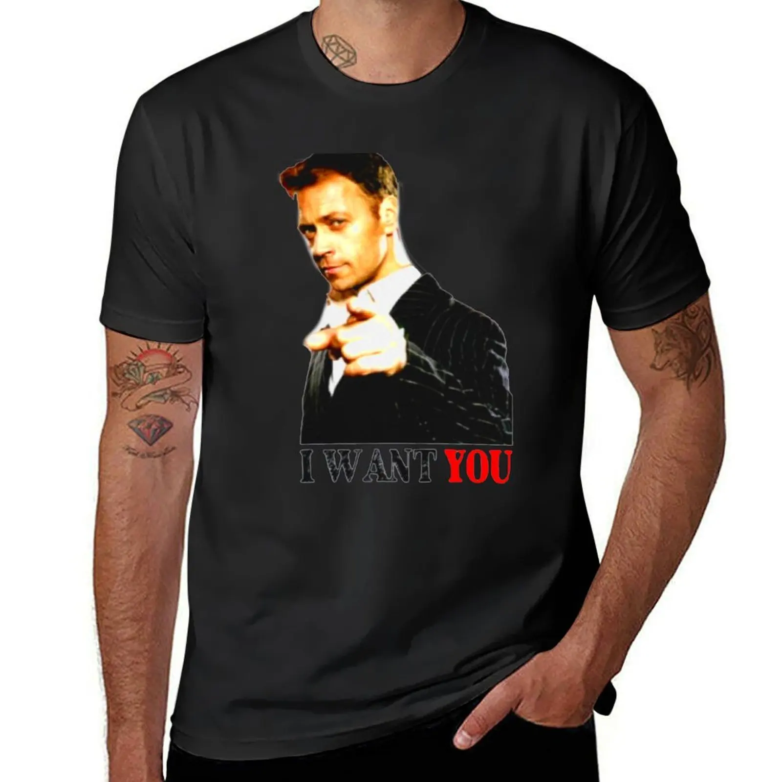 

Rocco Siffredi I Want You T-Shirt anime clothes tees sweat cute clothes mens graphic t-shirts hip hop