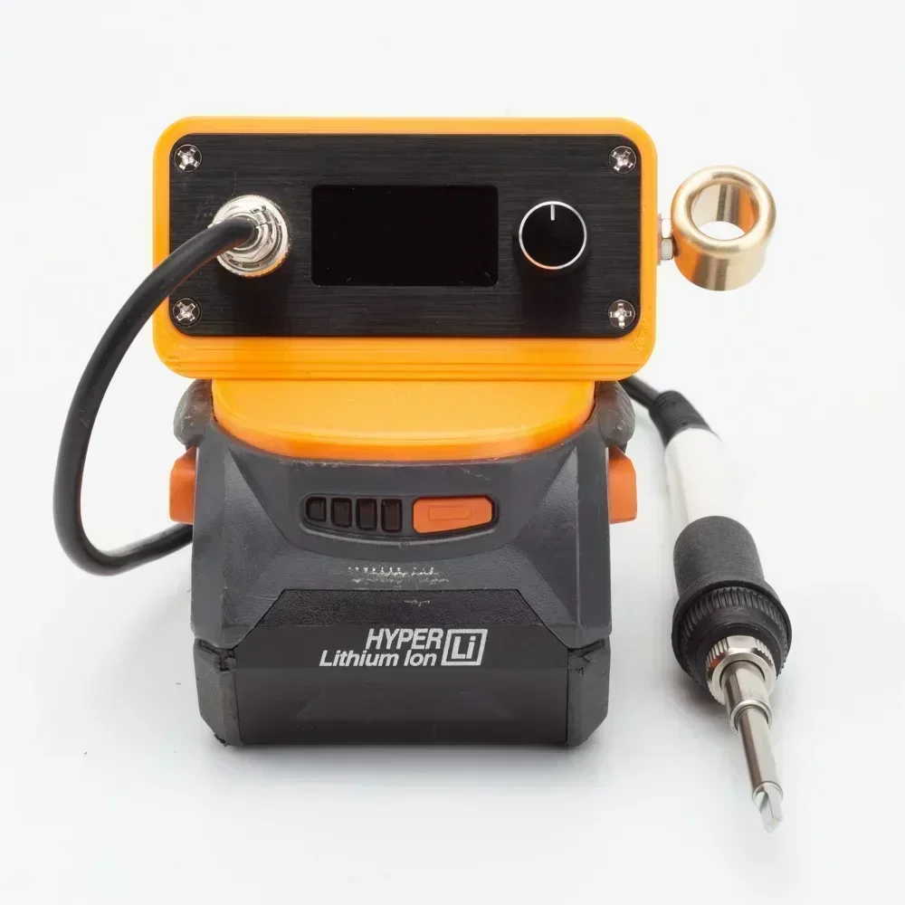 OLED Digital T12 Soldering Station Electronic Soldering Iron Tip For Ridgid AEG 18V Li-ion Battery  (Not include battery)