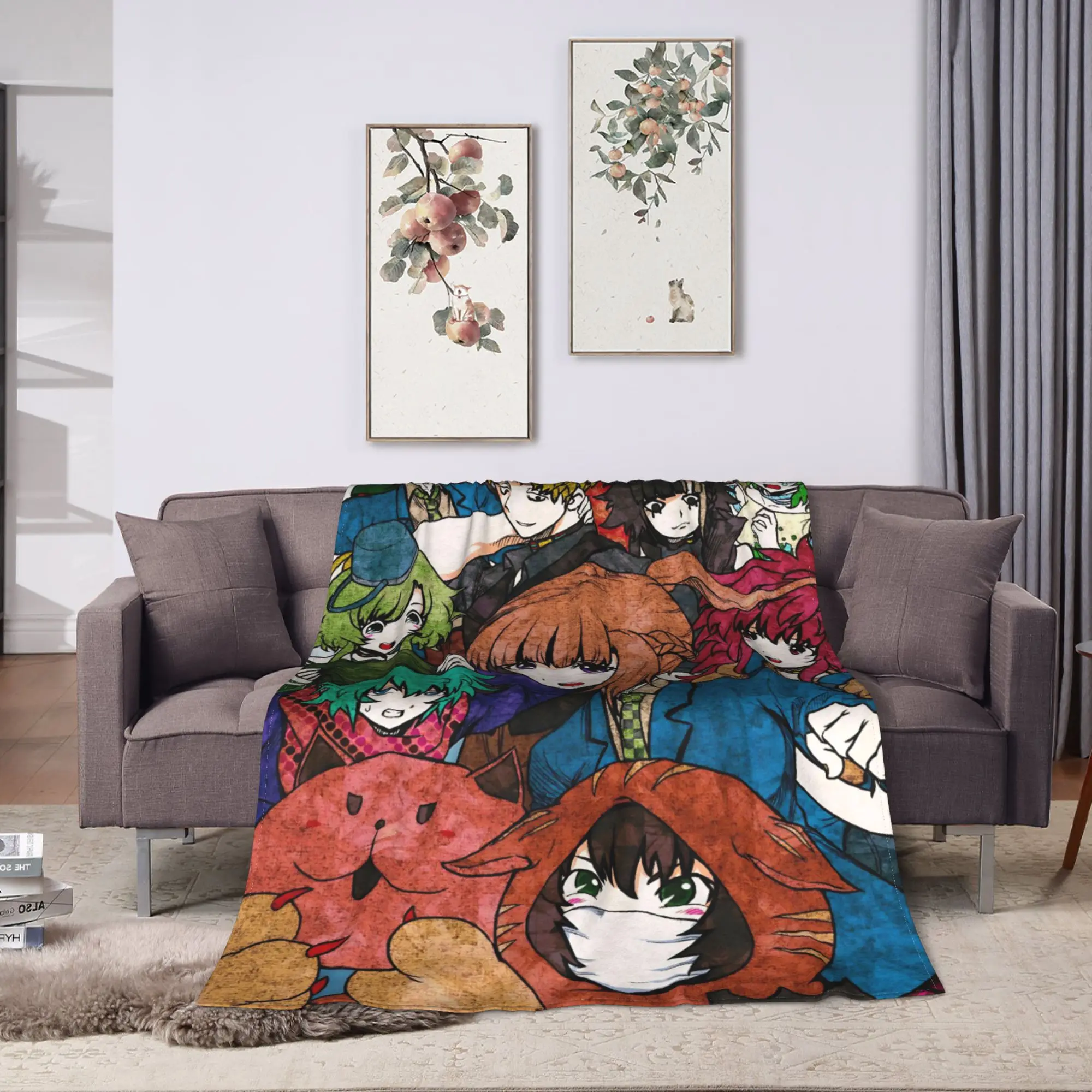 شين سو Idk سارة بطانية دافئة دورك للموت لعبة السفر أفخم الفراش يلقي الأريكة كرسي الفانيلا المفرش أريكة غطاء سرير