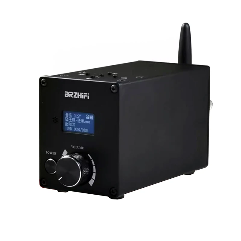 

2x80 Вт MA12070 и ES9023 Hi-Fi усилитель мощности плеер Bluetooth 5,0 USB/TF декодер поддержка FLAC/APE беспроводное управление для домашнего аудио