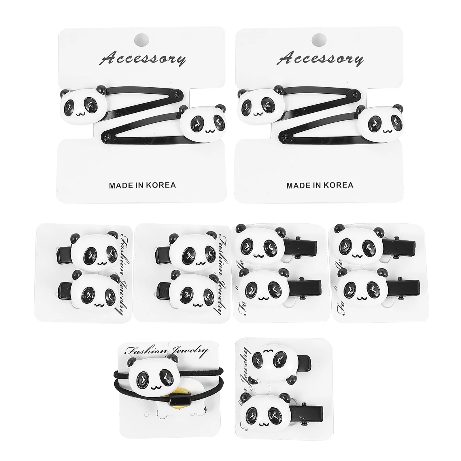 

16 Pcs Accessories Set Resin Durable Kids Fashion Hair Tie Clips Bright Colors Matching Clothes Birthday Events Daily Use