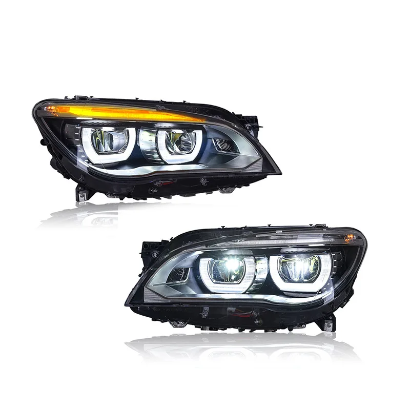 LED F02 Headlight for   7 series headlights upgraded to  daily running lights