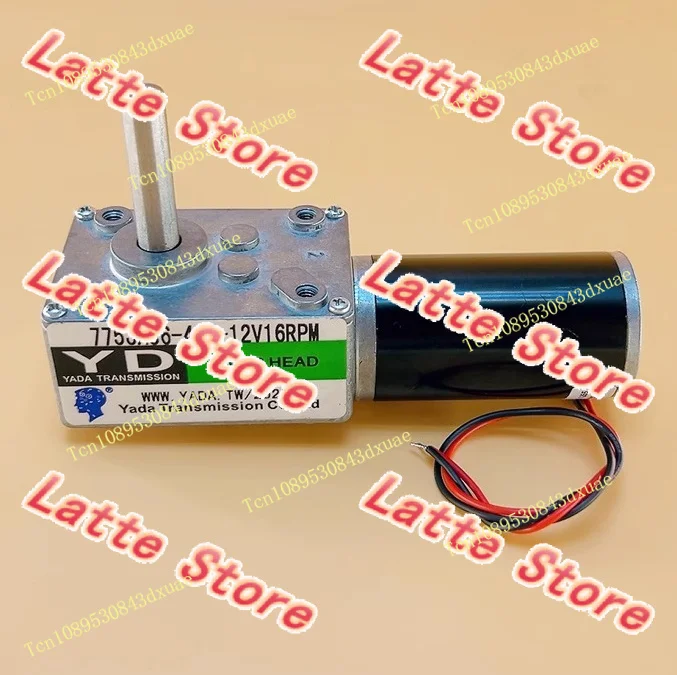 12V 16RPM DC Gear Motor 775JX36-408 for Basketball Shooting Machine Blocking Gate Replacement Part