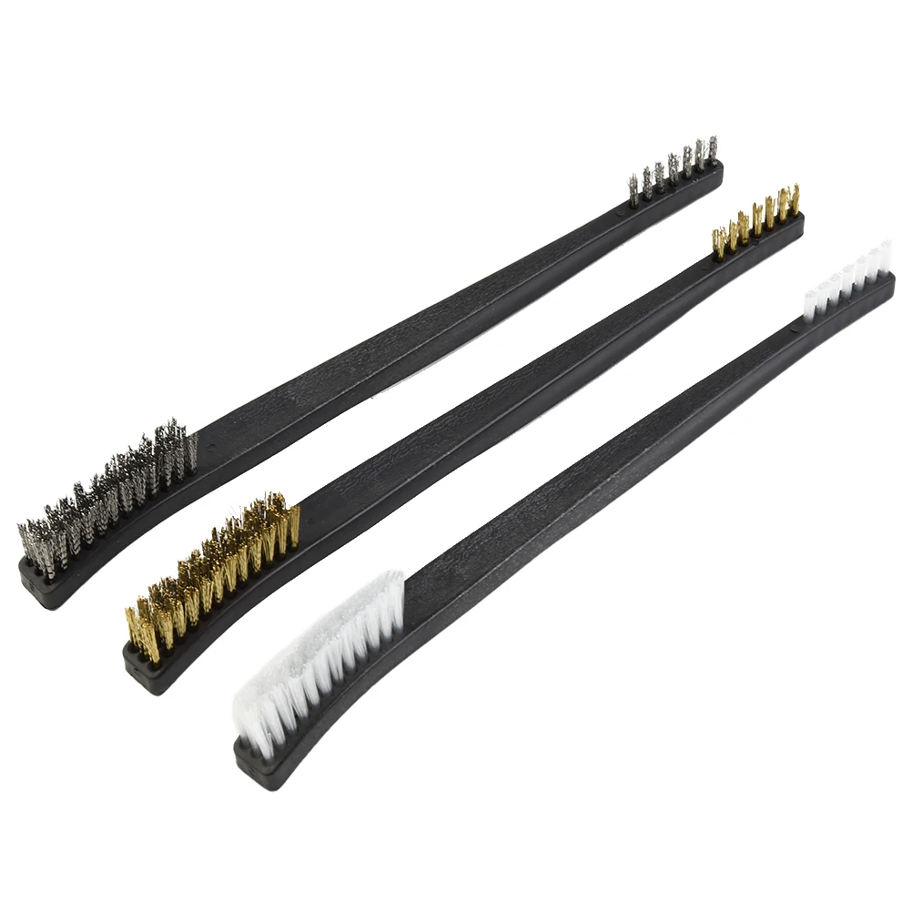 

Hand Tools Wire Brushes For Sweeping Away Dirt Brass Clean Cutting Tools Nylon Scale Screw Threads Stainless Steel