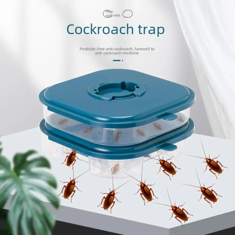 Cockroach Trap Bathroom Powerful Clearing Cockroach Box Efficient Catcher Kitchen Pest Control Device Insect Repellent Tool