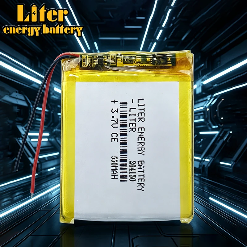 Liter Energy Battery 264150 550mAh 3.7V Lithium Polymer Battery for Portable Devices