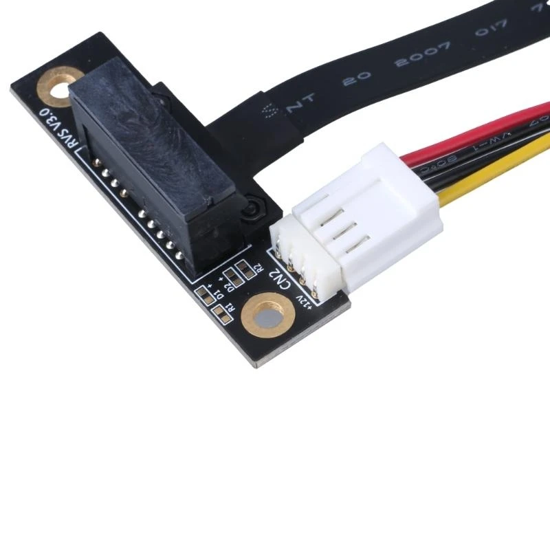 Q5WA M.2 2 A+E to PCIe 1x Connector Trình kết nối Cáp 270 độ cho thẻ chụp