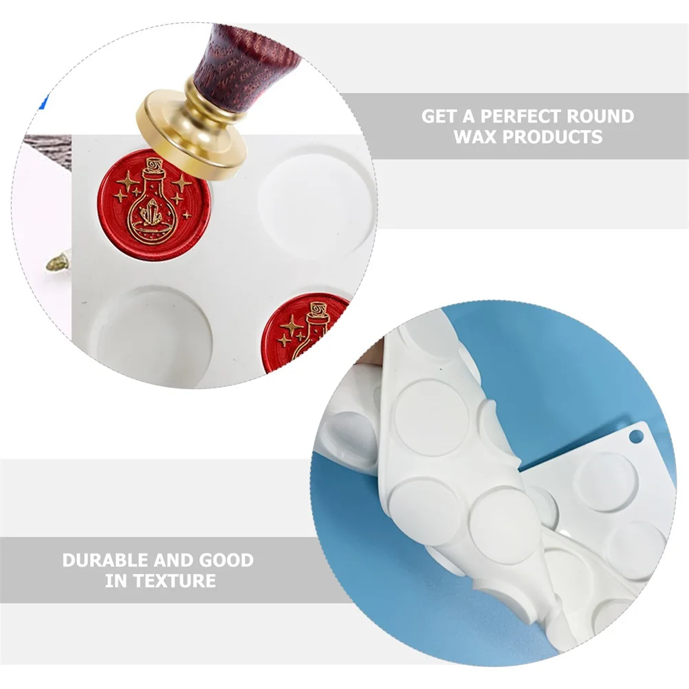 

Smooth Texture Silicone Wax Sealing Pad Exquisite Structure Wax Seal Making Tool for Invitations Silicone Mold