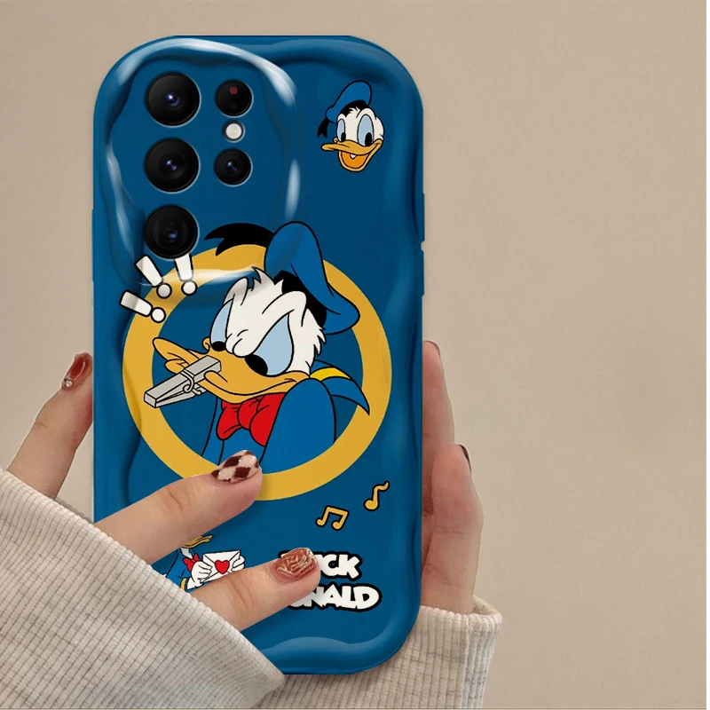 Disney Mickey Minnie Case For Samsung Galaxy S24 Ultra S23 S22 Plus S21 S20 FE A25 A55 A35 5G Soft Silicone Shockproof Funda