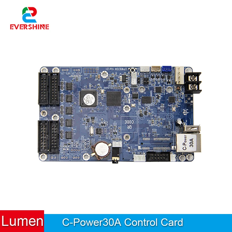 C-Power30A LED Display Sending Card Full Color Control Board for LED Video Wall with Ethernet USB Interface