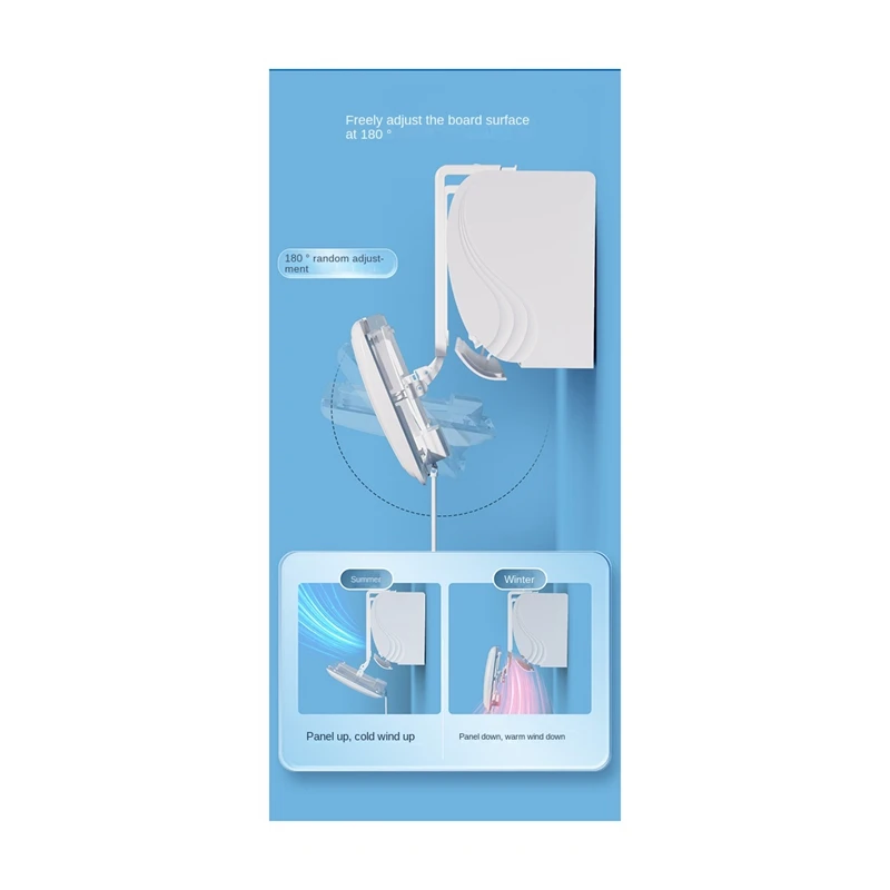 Deflector de viento para aire acondicionado montado en la pared, parabrisas escalable para aire acondicionado, hogar