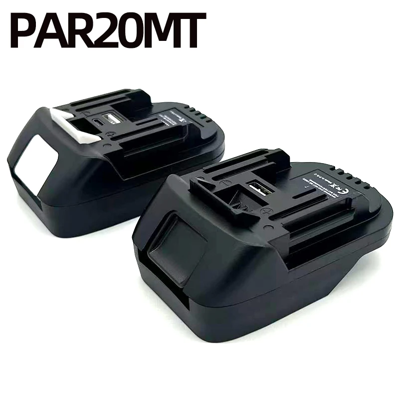 PARK20MT Adapter Converter Compatible for Parkside 20V Lithium-ion Batteries for Makita 18V Li-ion Batteries Cordless Power Tool