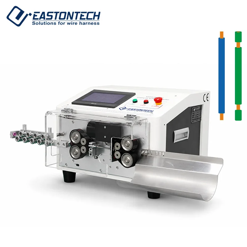 EW-3290 High-Speed Fully Electric Automatic Touch Screen 0.1-10mm2 Wire Cutting Stripping Machine Cable Stripping