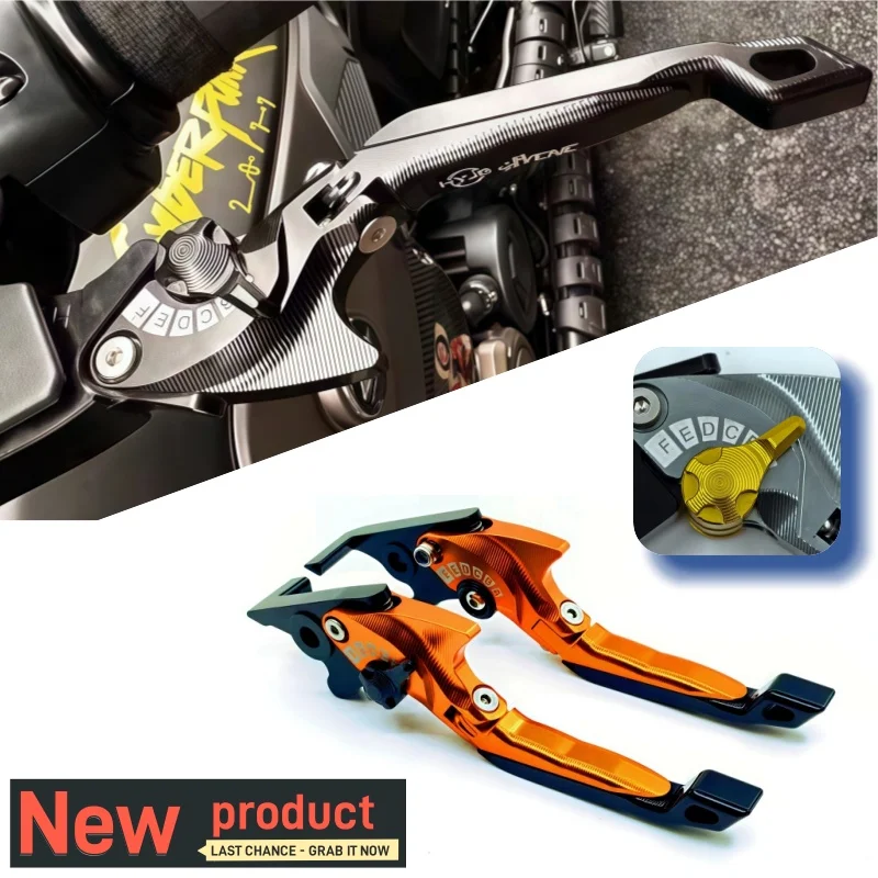 

For Kawasaki Zephyr 750 1991-1997 ZR-7/S 1999-2003 Motorcycle Parts 3D Brake Lever Set Foldable Adjustable Handle Levers
