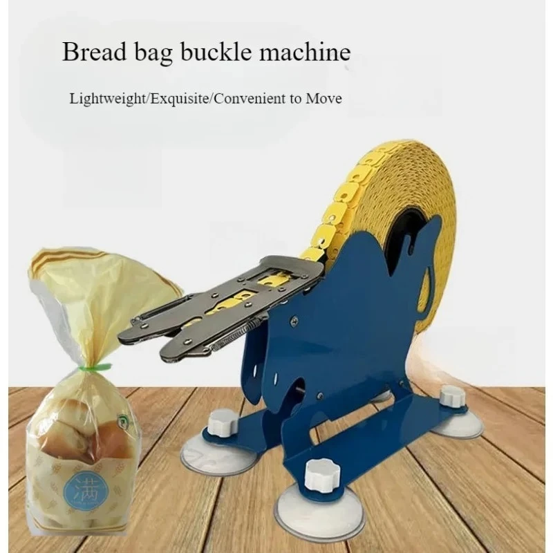 

Brand New Plastic Clip Manual Buckle Machine Bread Bag Sealing Packaging Bag Clamp Machine Supermarket Sealing and Tying Tool