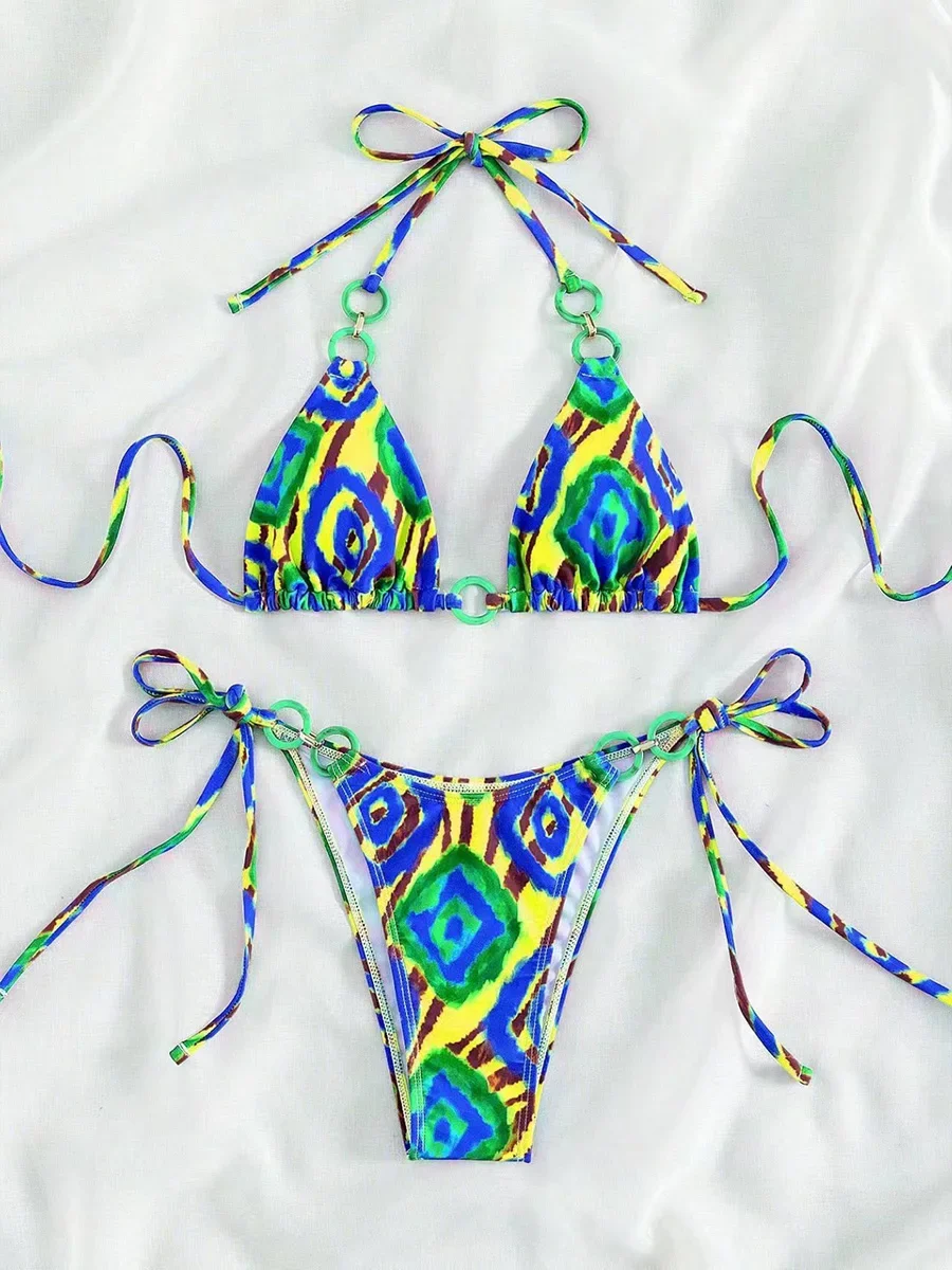 

Push Up Bikinis 2025 Sexy Women Swimsuit Female Swimwear Micro Bikini Set Bandage Biquini Bathing Suit Swimming Suit Beachwear