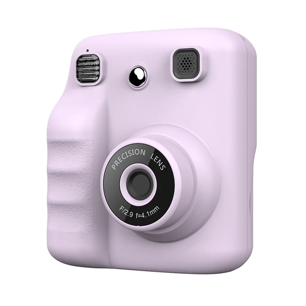 Kids Instant Camera 2.4 Inch IPS HD Screen VGA Lens Instant Photo Printing Video Recording Camera for Children Birthday Gfits