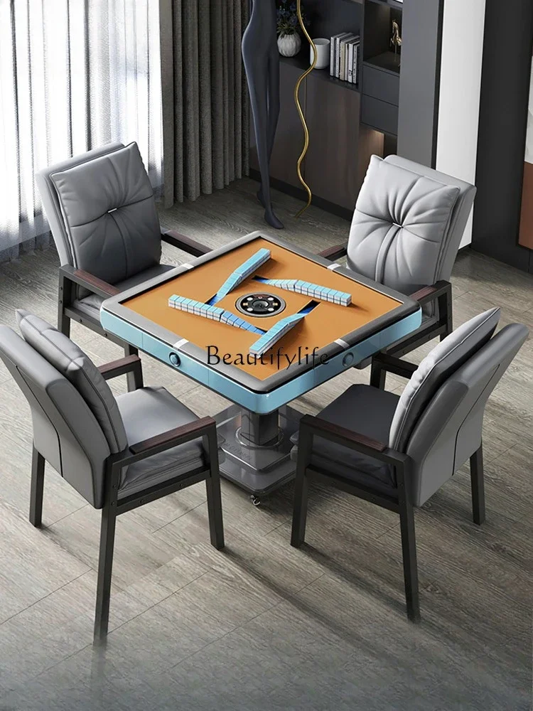 

FG52Roller coaster mahjong machine Fully automatic household mahjong dining table Integrated dual-purpose