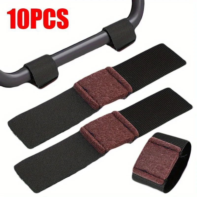 10PCS Office Chair Leg Felt Pads Covers Non-Slip Hook Chairs U-shaped Iron Pipe Table Foot Holder Protection Cover