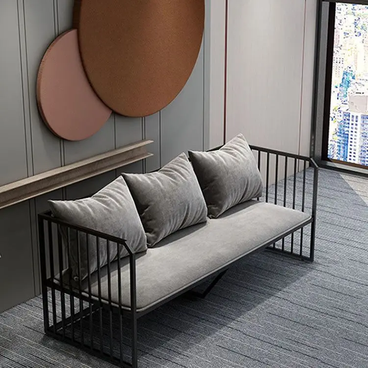 

Iron Sofa and Table Bench Set | Modern Light Luxury Nordic Furniture for Small Apartment & Industrial Style Store Decor