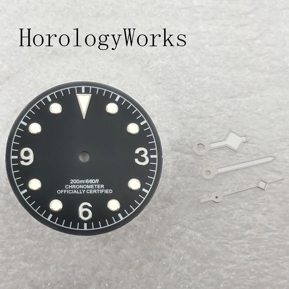 30.5 مللي متر الطلب + الأيدي مضيئة تناسب NH35/NH36 Miyota8205/8215/821A ETA2824/2836 Mingzhu2813/3804 حركة