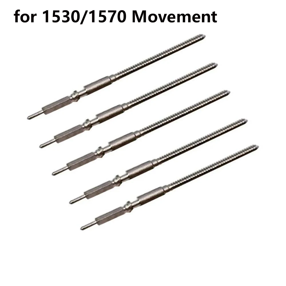 

Watch Stem Stainless Steel Spare Parts for 1530 1570 Mechanical Movement Watch Parts Crown Stem Handle Bar Accessories
