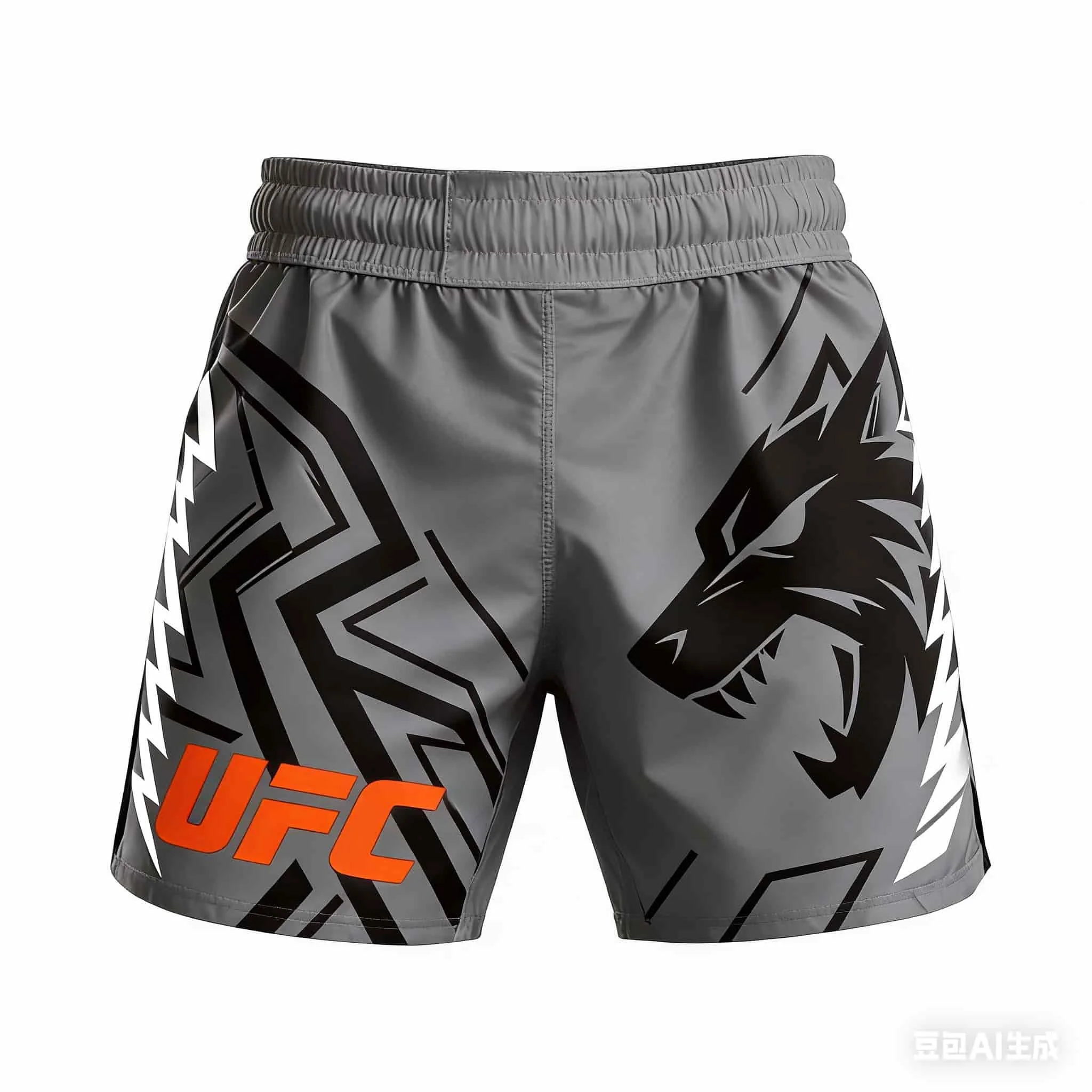 

UFC New Wolf King Boxing Shorts Men Oversized Breathable Quick Drying MMA Training Shorts Octagonal Cage Fighting Sports Shorts