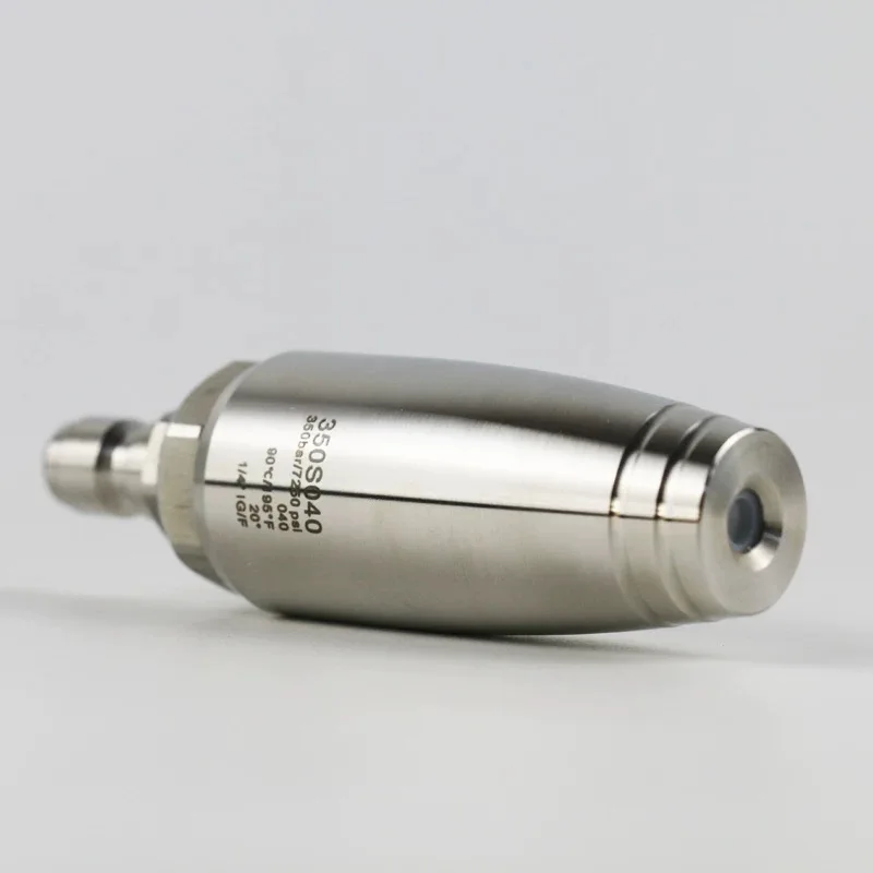 Ugello turbo per lavaggio auto in ceramica rotativa ad alta pressione 350bar Ugello per pistola ad acqua a collegamento rapido in acciaio inossidabile