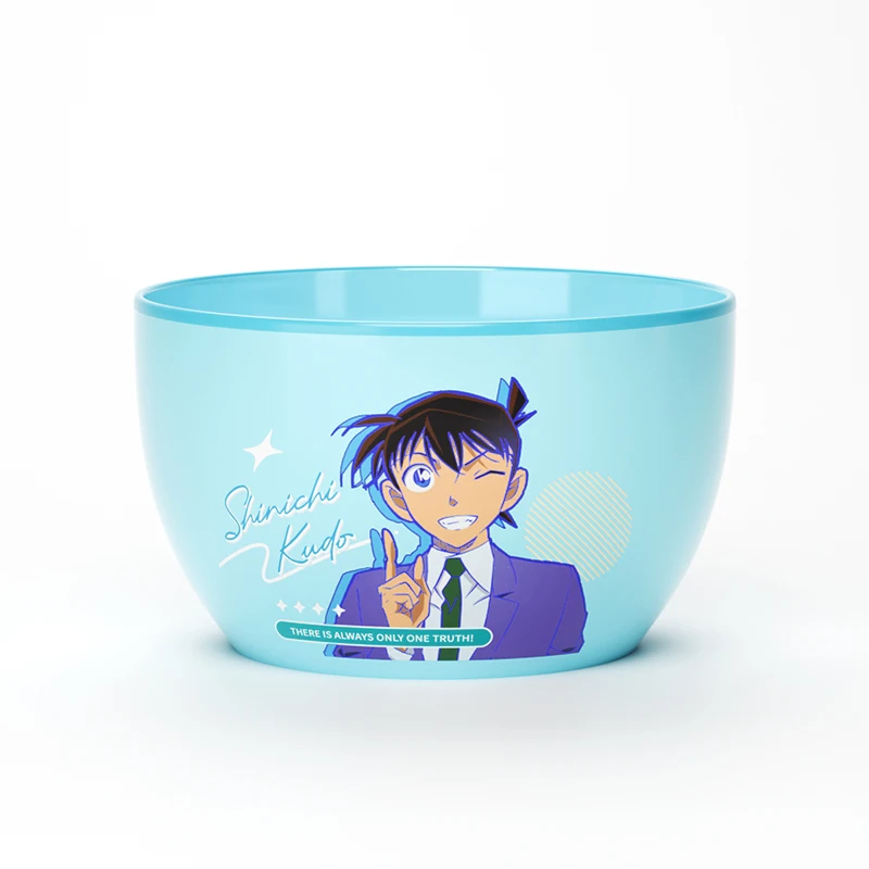 جديد كونان إيدوغاوا كودو شينيتشي راشيل مور عالية الجودة الإبداعية المنزلية وعاء من السيراميك الكرتون عنبر وعاء المعكرونة الفورية