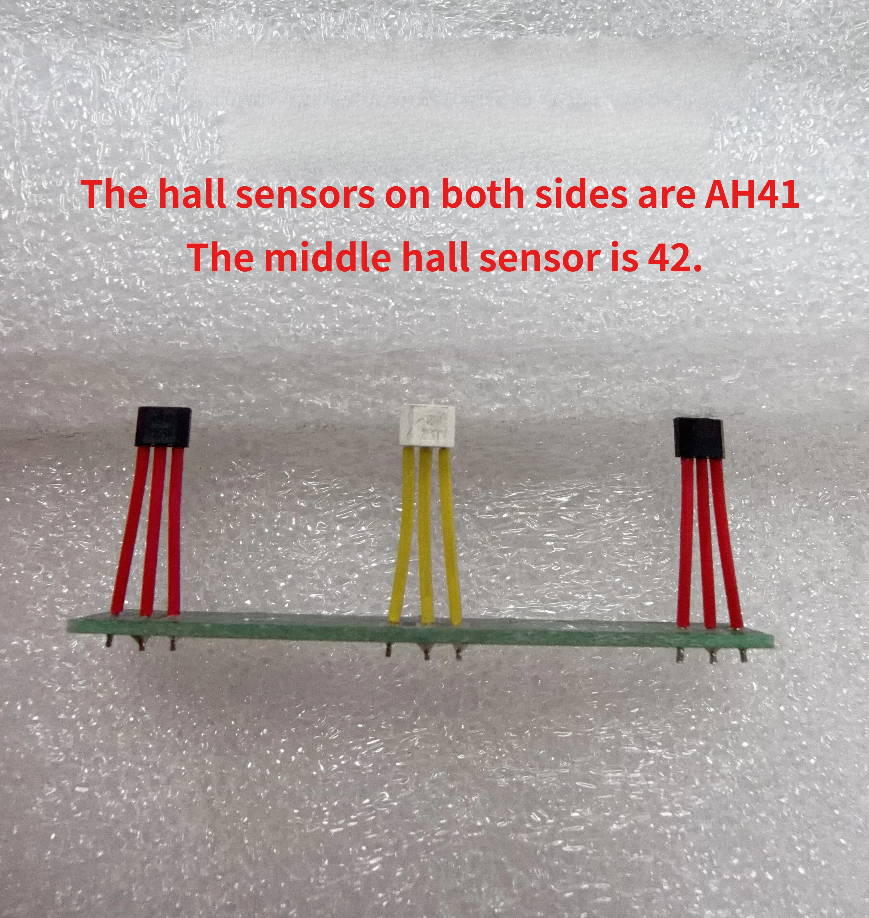 JX-213-60XL Motor Hall Sensor Board AH41/42 High Voltage Reverse Polarity Hall Element for Electric Motorcycle Replacement