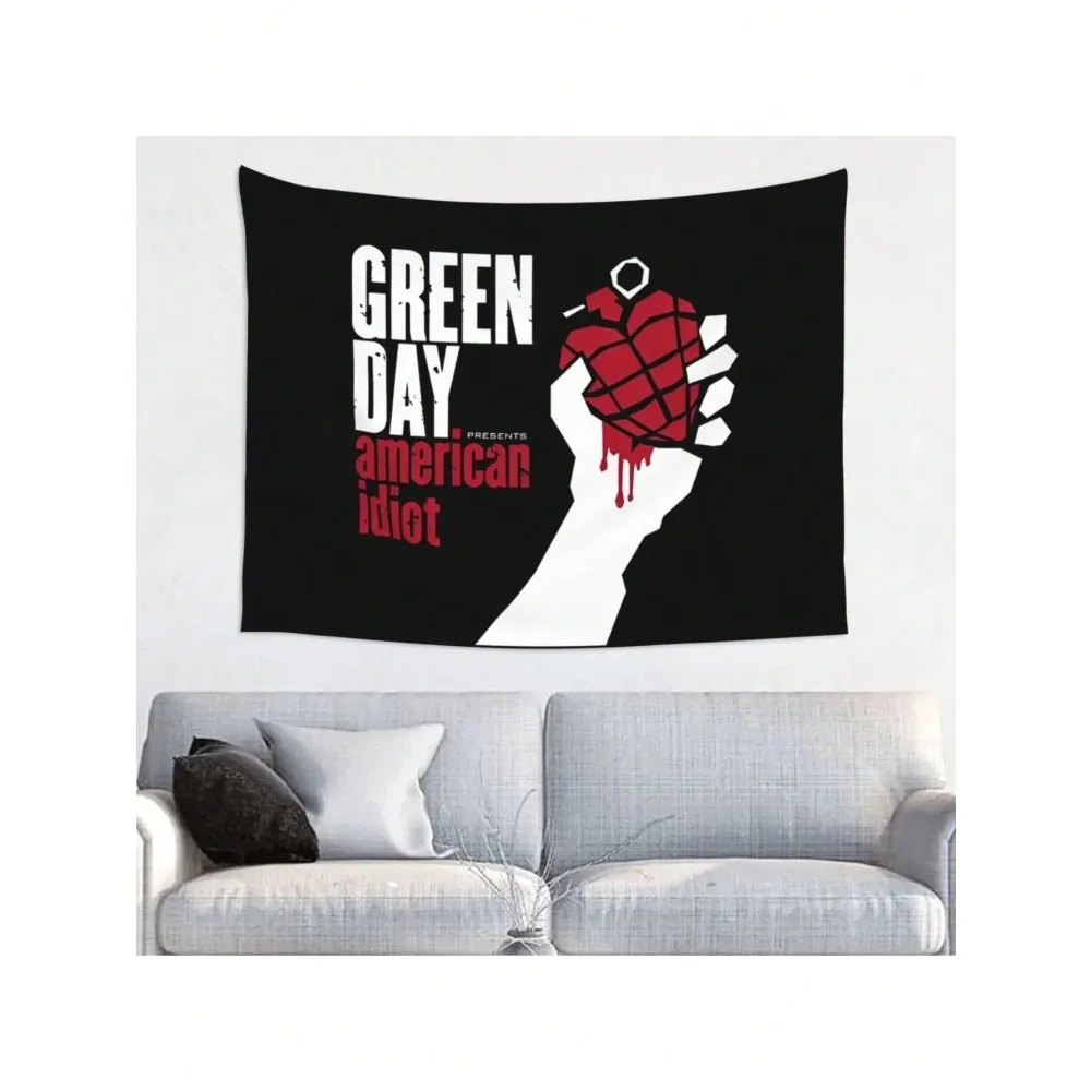 Wandteppich im Punk-Stil, Raumdekoration, Schlafzimmer, Wohnzimmer, Wandbehang, Hippie-Ästhetik, Retro, rebellische Mode, ideales Geschenk