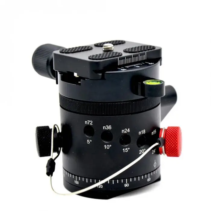 DH-55 360 Degree Panoramic BallHead Indexing Rotator plate For Camera Tripod ball Head support base RRS Benro Markins Arca