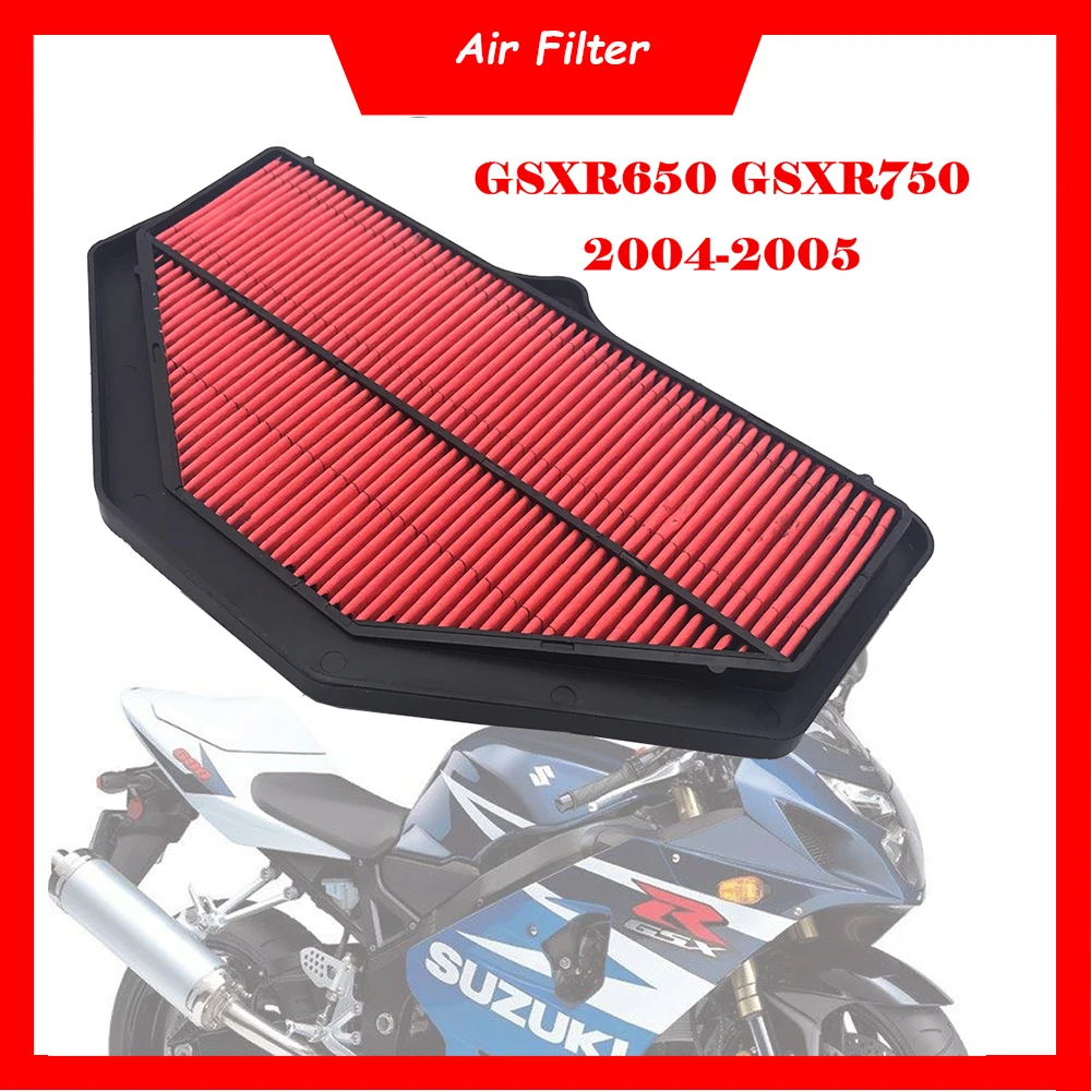 

Motorcycle Engine Air Filter Cleaner Air Intake Filter Element For Suzuki GSXR600 GSXR750 GSX-R 600 750 2004-2005