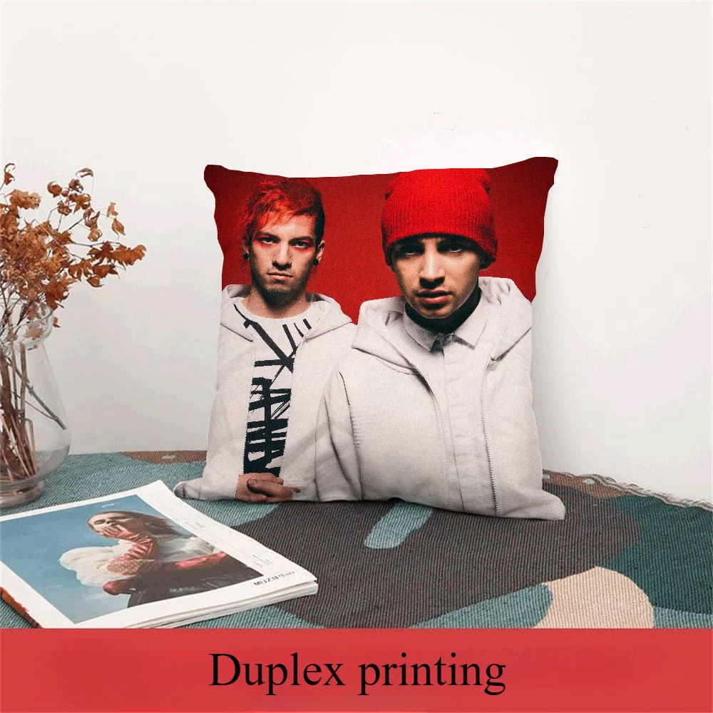 New Twenty One Pilots Pillow Cover Cushions for Decorative Sofa Cushions Cover Home and Decoration Personalized Gift Cushion