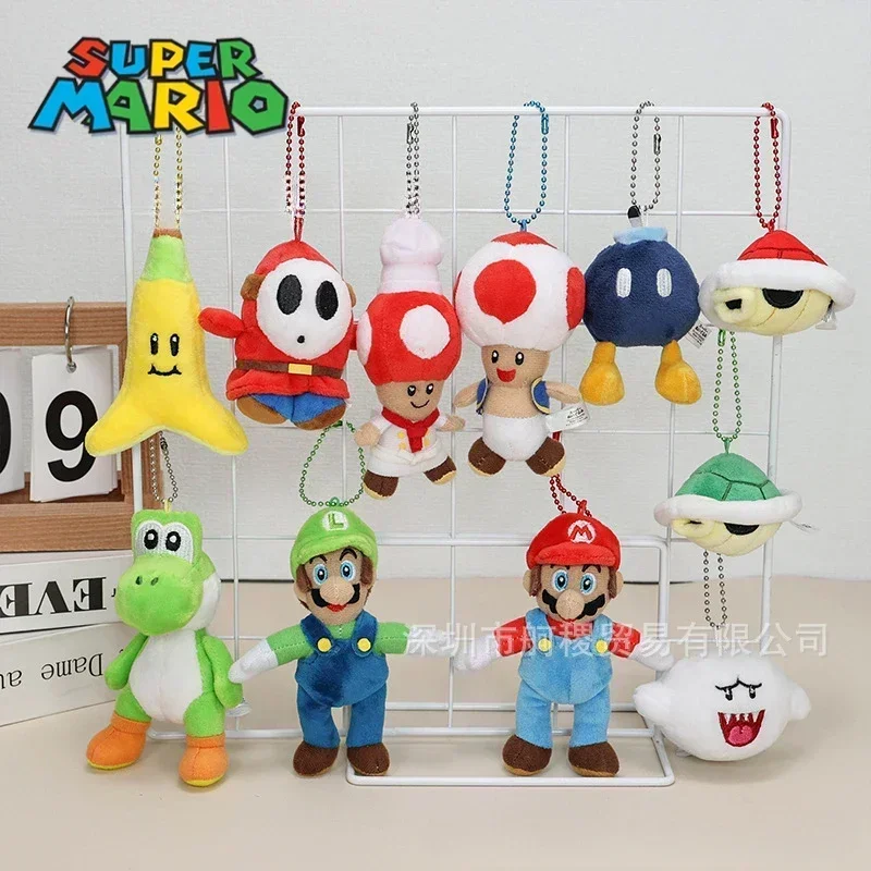 

Игра Marios Bros плюшевый брелок тройные бананы зеленый Koopa Troopa Bob-omb Boo Toad Yoshi Luigi Shy Guy мягкая кукла в подарок