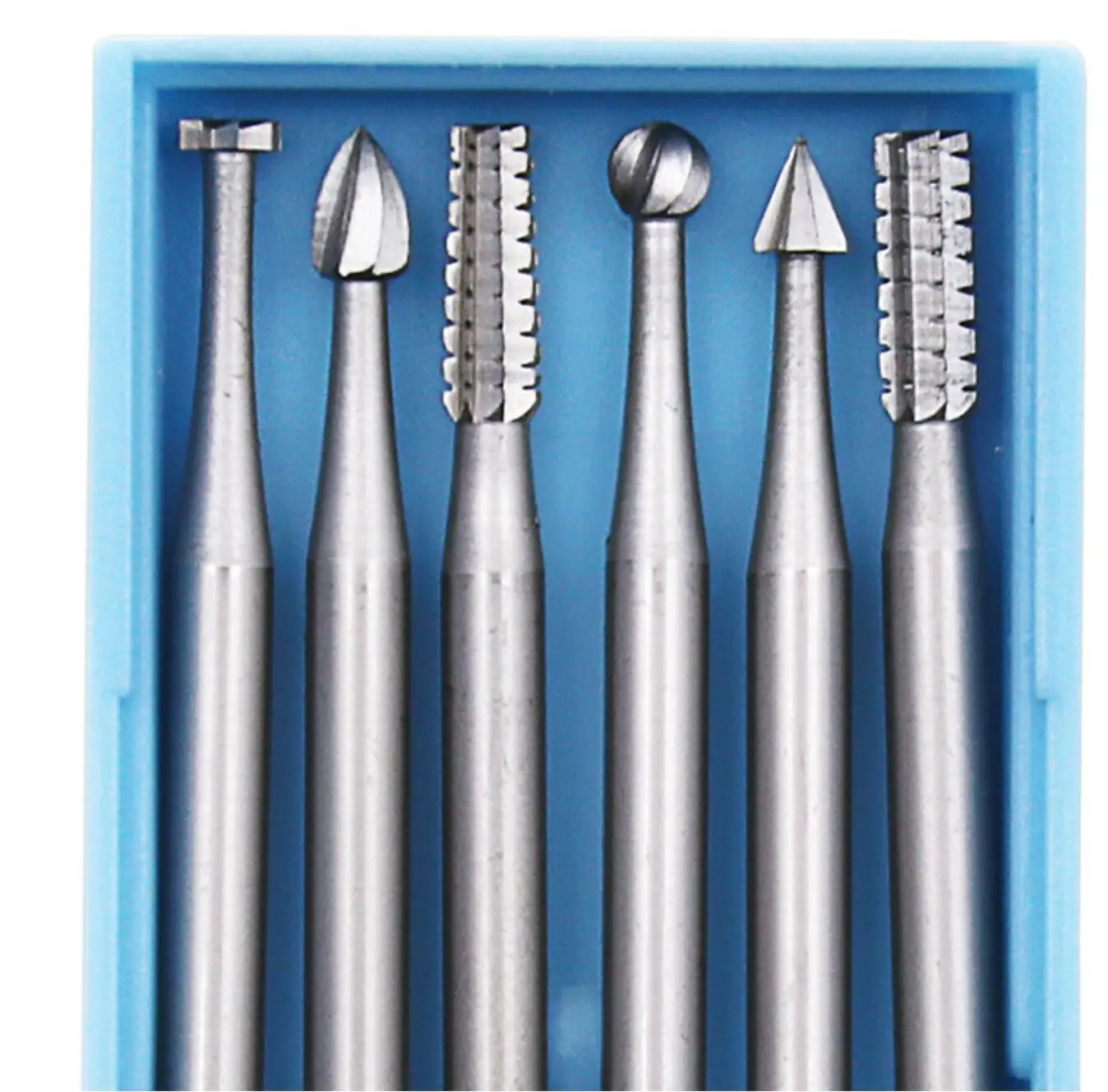 6PCS Steel Burs for Dremel Power Tool Accessories Rotary Bur Rotary Tools Steel Burs Abrasive Tool for Jewelry Making