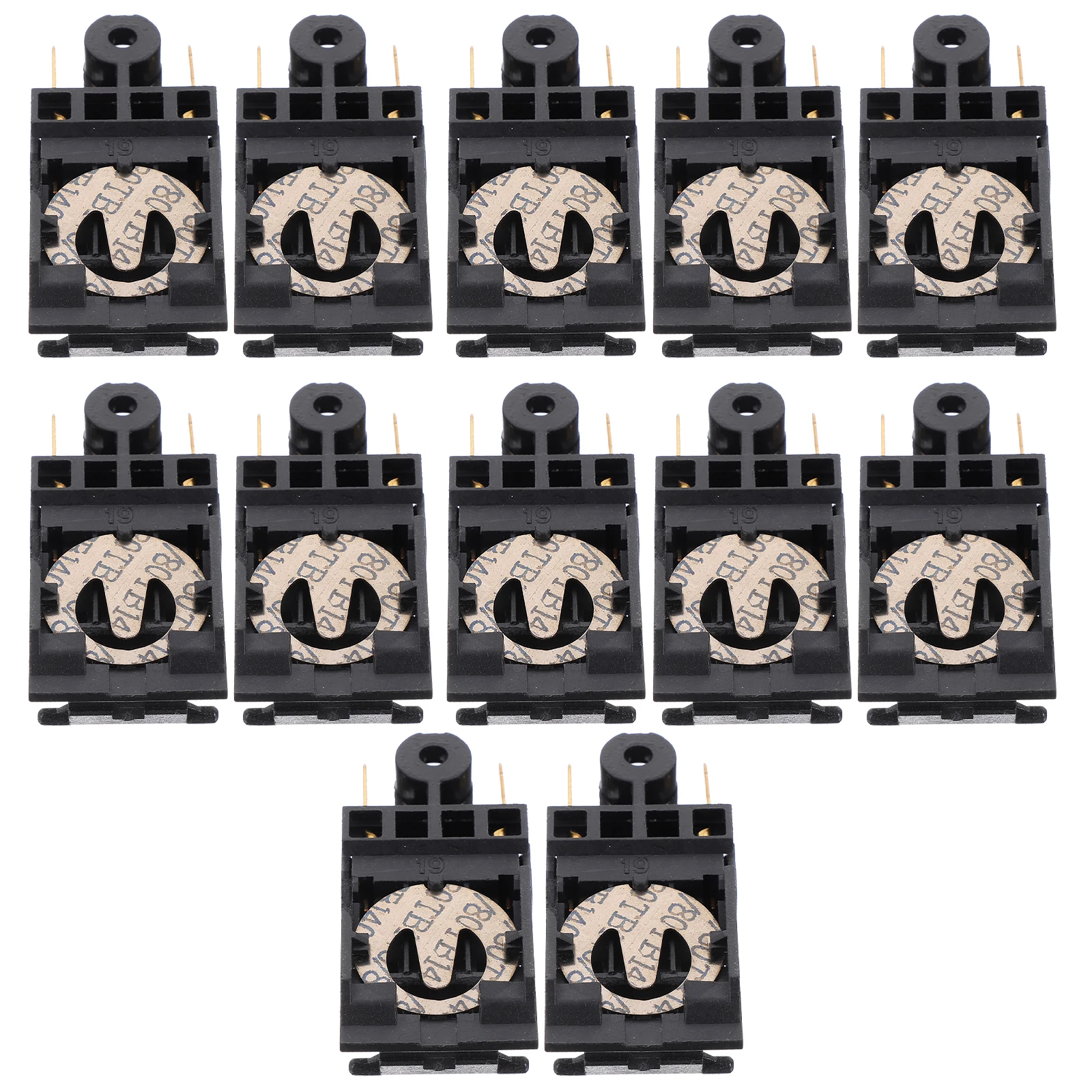 

12pcs Temperature Control Switch 250V 13A Thermostat Thermal Switch for Coffee Maker Oven Home Appliances Stable Action