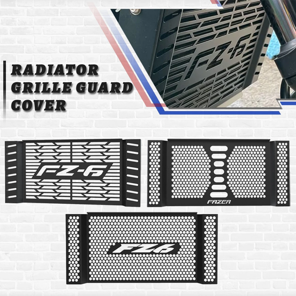 

FOR YAMAHA FZ6 FAZER FZ-6 FZ 6 Fazer 2007 2008 2009 2010 Motorcycle Accessories Radiator Grille Cover Guard Protection Protetor
