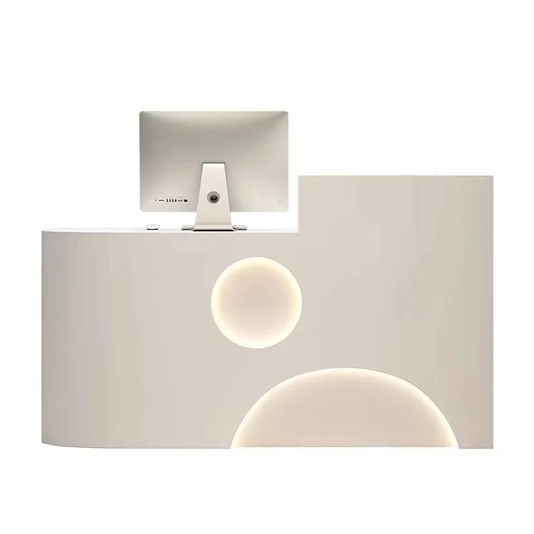 

&c Stylish Simple Design Reception Desk Clothing Store Modern Checkout Counter for Beauty Salon