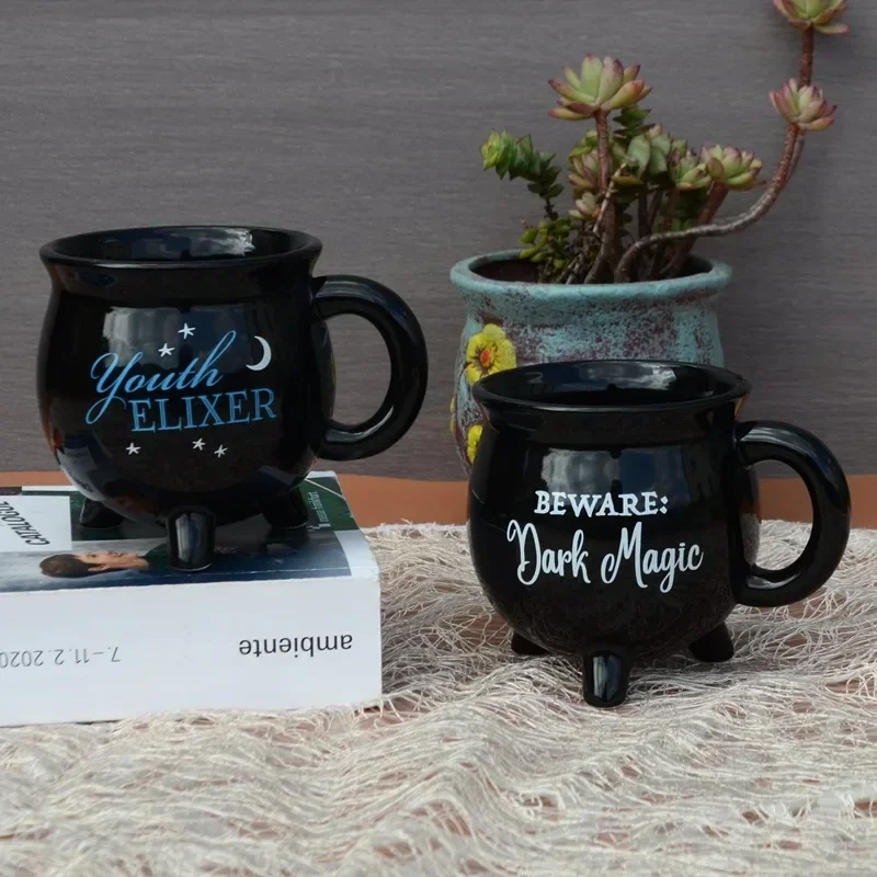 450ml Creative Boiler Ceramic Mug Solid Color Cup Halloween Ghost Festival Gift