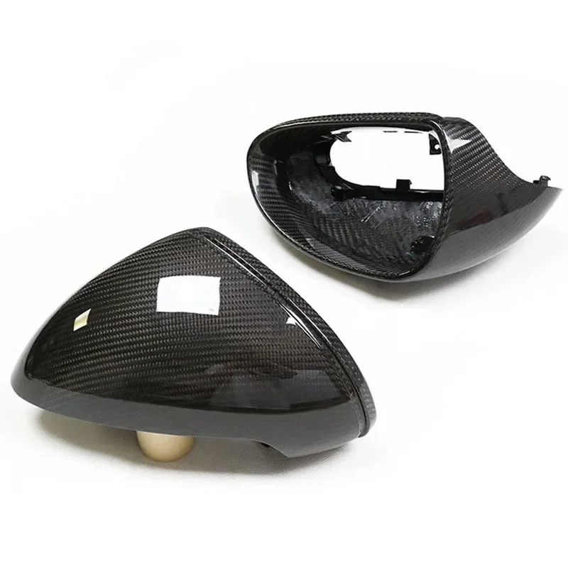 

For Porsche 981 Boxster Cayman Real Dry Carbon Fiber Exterior Decoration Rearview Mirror Cover Modification Accessories Body Kit