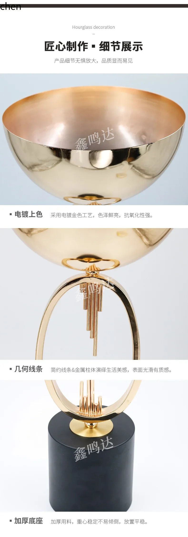 table decoration vase wedding electroplated iron flower vessel industrial product ornaments