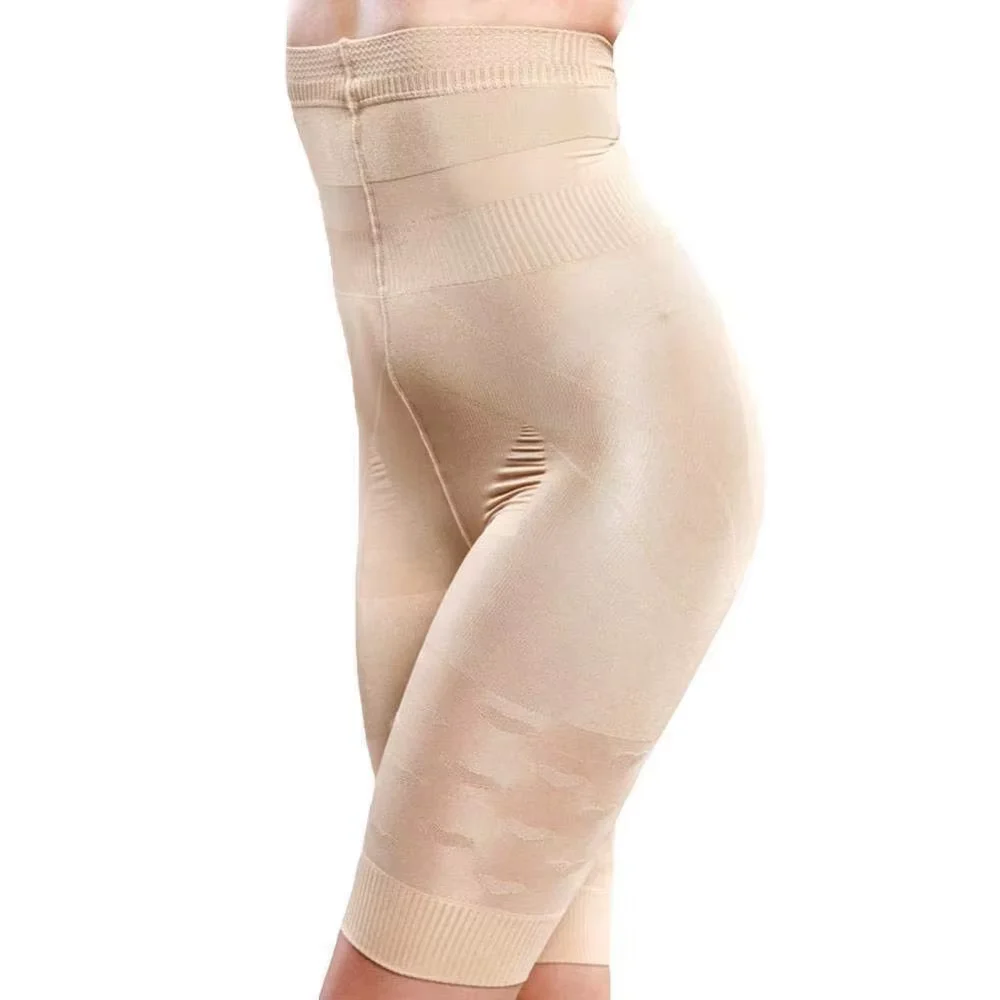 Women Tummy Control Shorts High Waist Slimming Shapewear Abdomen Belly Flat Body Shaper Leg Thigh Trimmer Compression Leggings view 2