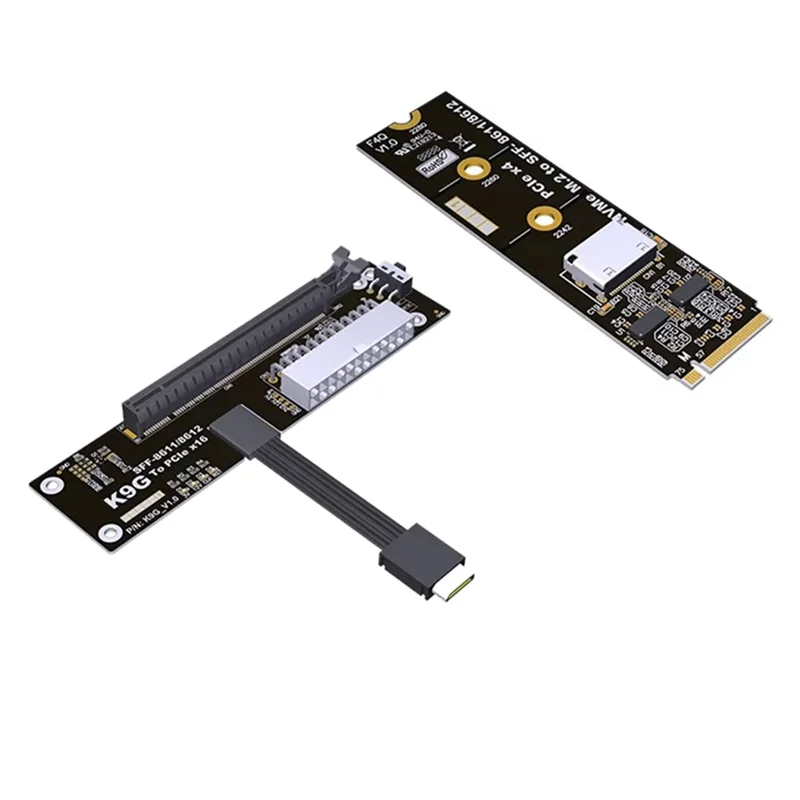 

TA-M. 2 Nvme To Pcie X16 Expansion Graphics Dock SFF-8611 M. 2 External GPU Adapter 128 Gbps EGPU Support